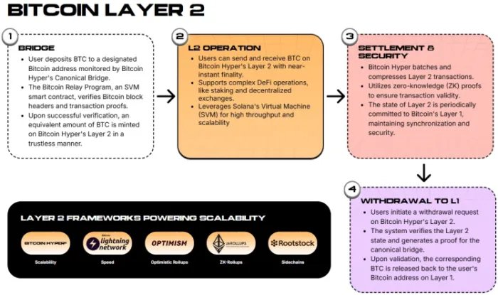 How Bitcoin Hyper's ecosystem works.