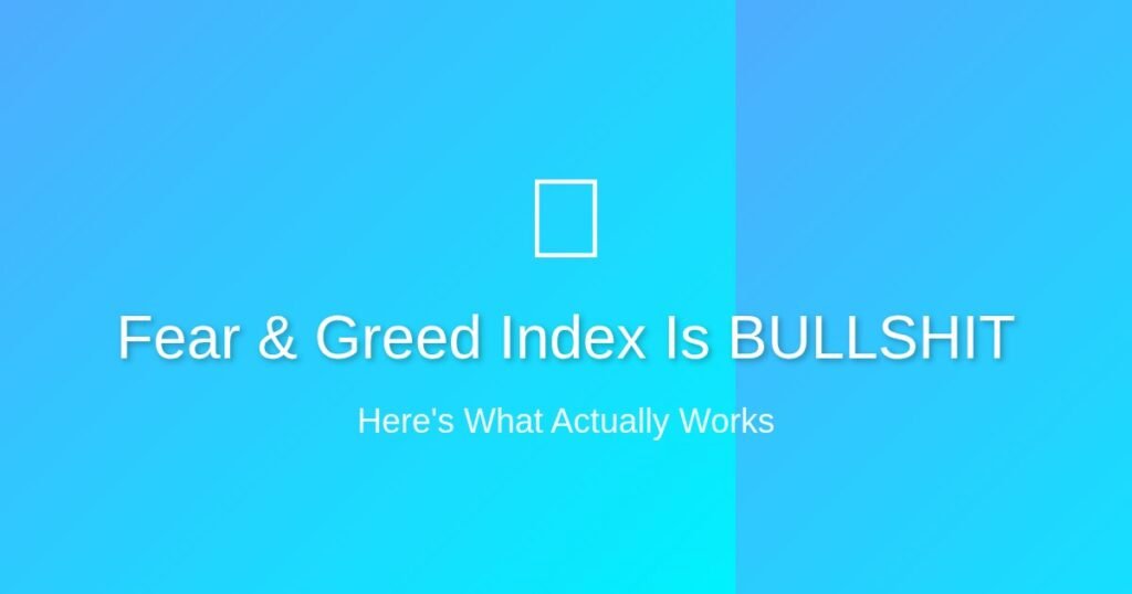 Crypto fear and greed index criticism