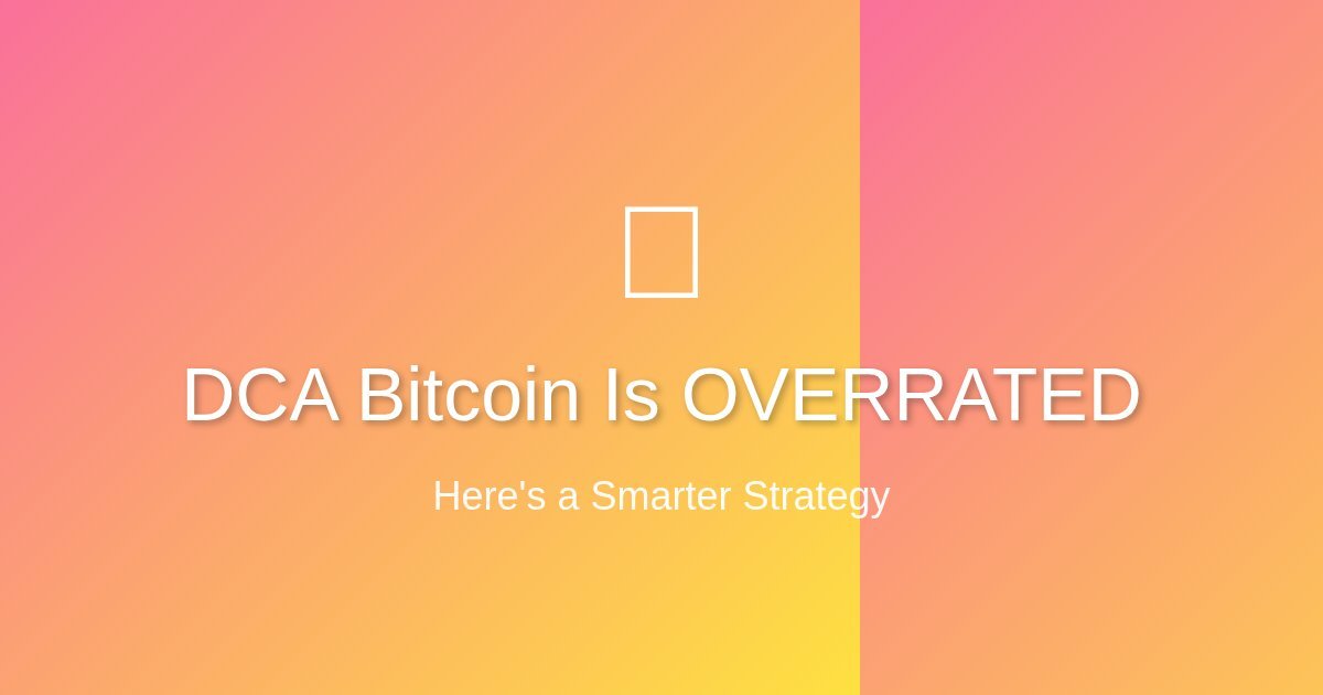 Dollar cost averaging Bitcoin strategy comparison