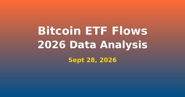 Bitcoin ETF Flows in 2026: What the Data Really Shows