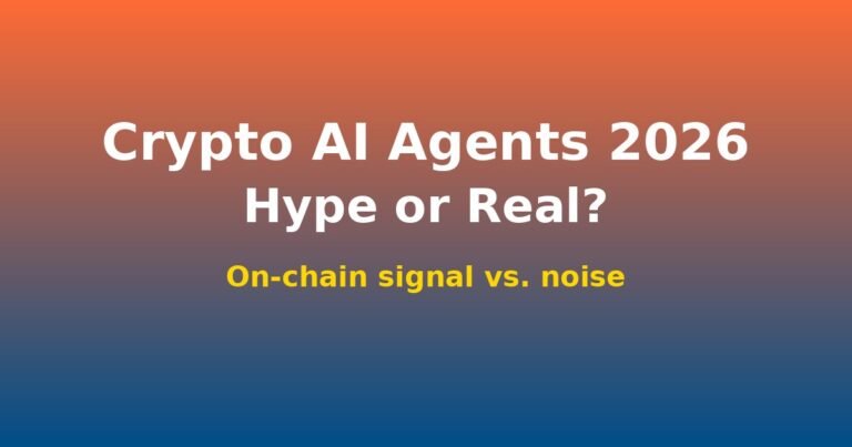Crypto AI Agents in 2026: Hype Cycle or Real Revolution?