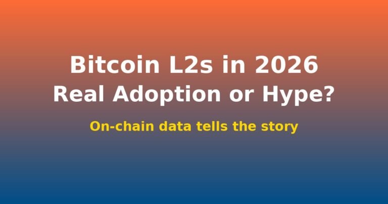 Bitcoin L2s in 2026: Real Adoption or Marketing Hype?