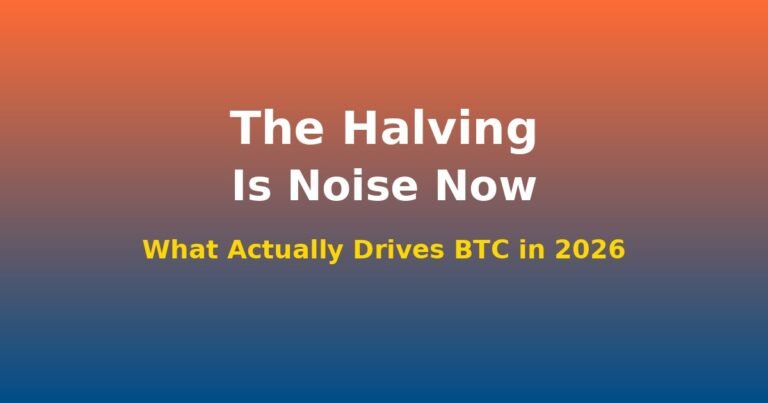 Forget the Bitcoin Halving — 2026’s Setup Is Different